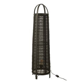 Lampadaire En Bambou "don" 100cm Noir