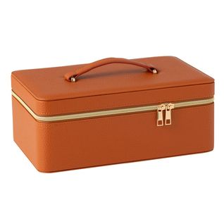 Boîte Pour Cosmétiques "ericka" 30cm Cognac