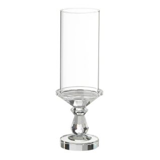 Photophore Design En Cristal "marie" 35cm Transparent