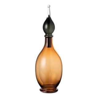 Vase Bouchon Fiole En Verre "jo" 53cm Marron
