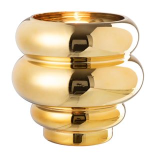 Photophore Design "cléa" 20cm Doré