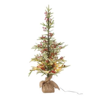 Sapin De Noël Artificiel à LED "jute" 130cm Vert