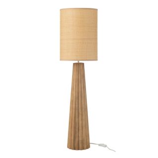 Lampe à Poser Parapluie En Bois "ailanthus" 100cm Naturel