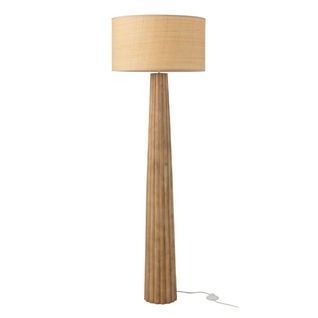 Lampadaire Parapluie En Bois "ailanthus" 157cm Naturel