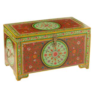 Coffre De Rangement Déco "mumbai" 78cm Multicolore