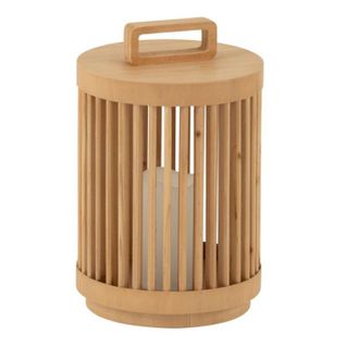 Lampe à Poser à LED En Bois "cylindrique" 32cm Naturel