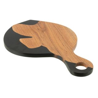 Planche à Découper En Bois "douglas" 53cm Naturel et Noir