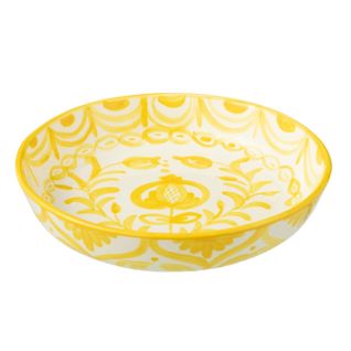 Coupelle Basse En Céramique "granada" 25cm Jaune