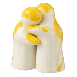 Salière et Poivrière En Céramique "granada" 8cm Jaune