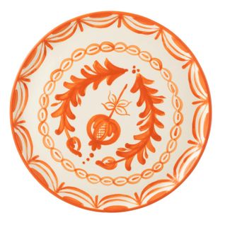 Assiette De Présentation En Céramique "granada" 34cm Orange