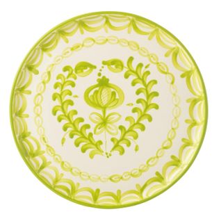 Assiette De Présentation En Céramique "granada" 34cm Vert