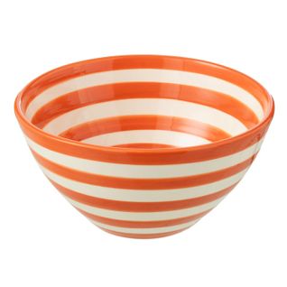 Coupelle En Céramique "granada Rayure" 22cm Orange