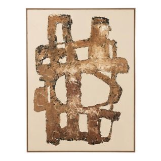 Tableau Déco "vot" 93x123cm Marron