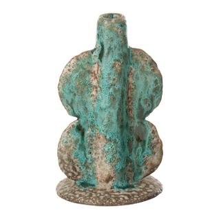 Chandelier Déco En Céramique "naga" 20cm Bleu Azur