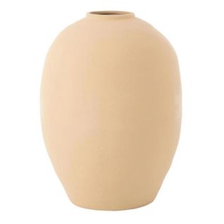 Vase Déco En Argile "cassia" 54cm Beige