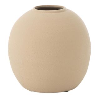 Vase Déco En Argile "cassia" 28cm Naturel