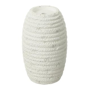 Chandelier Ovale En Ciment "creta" 26cm Blanc