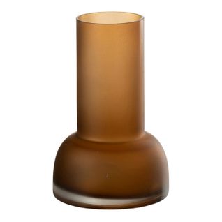 Vase Chandelier En Verre "yoko" 20cm Marron