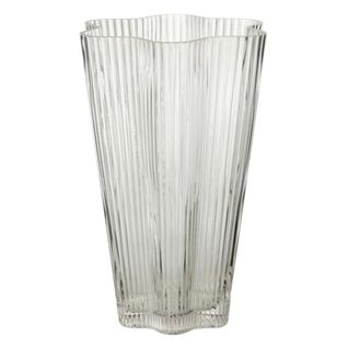 Vase Design En Verre "clara" 26cm Transparent