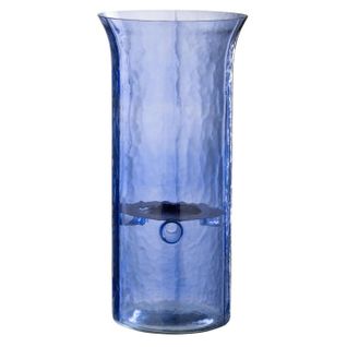 Photophore Étroit En Verre "tarifa" 41cm Bleu