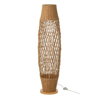 Lampadaire Torsade En Métal "deann" 119cm Naturel