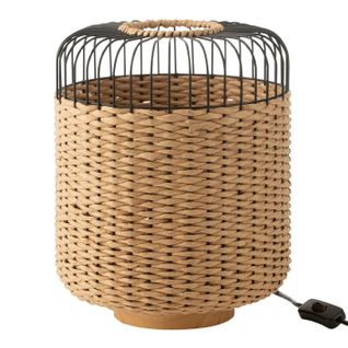 Lampe à Poser En Métal "eldon" 34cm Naturel