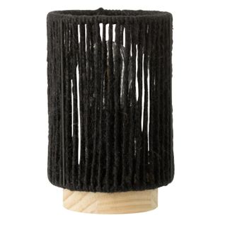 Lampe à Poser Cylindrique à LED "roslyn" 16cm Noir