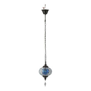 Lampe Suspension Mosaïque "neal" 18cm Bleu