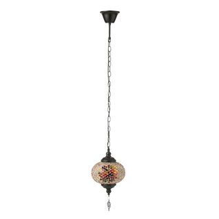 Lampe Suspension Mosaïque "neal" 18cm Multicolore