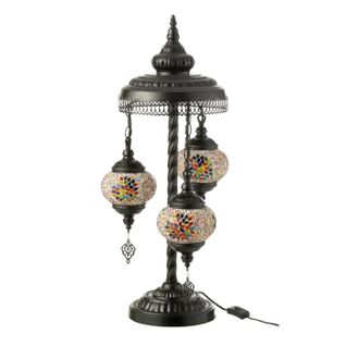 Lampe à Poser Mosaïque 3 Têtes "neal" 78cm Multicolore