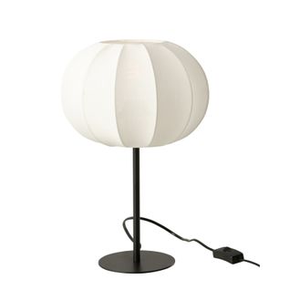 Lampe Sur Pied Forme Lanterne - 25x25x38 Cm - Blanc