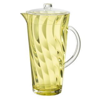 Carafe Réutilisable "vague" 2,32l Jaune