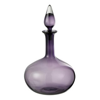 Vase Bouchon En Verre "herschel" 33cm Mauve