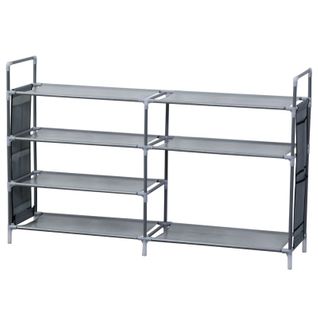 Etagère à Chaussure à 7 Niveaux Gris  Hg03596-gry