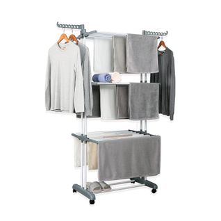 Séchoir Multifonctions 20m D'étendage Gris  Hg8034-gry