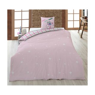 Parure De Lit 140x200 Cm - Stitch  (lilo et Stitch) Rose