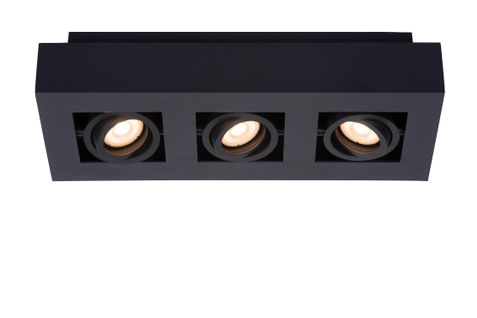 Xirax Spot Plafond - Noir - 3xgu10