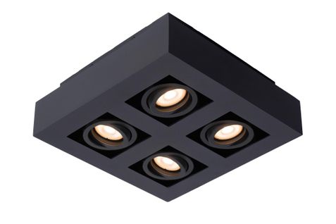 Xirax Spot Plafond - Noir - 4xgu10
