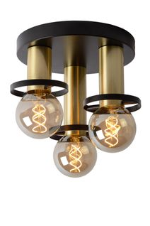 Anaka Plafonnier - Noir - 3xe27