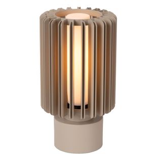 Lambres Lampe De Table - Taupe - 1xe27