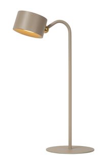 Jolan Lampe De Bureau - Taupe - LED Intégré