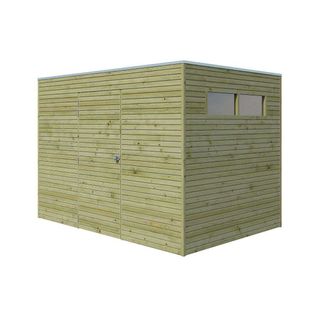 Abri De Jardin Traité 300 X 210 Cm Qube Abri Seul