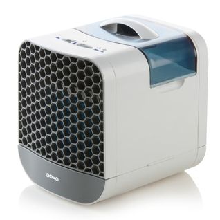 Refroidisseur D'air De Bureau 21 Cm 6 W Gris Et Blanc - Do154a