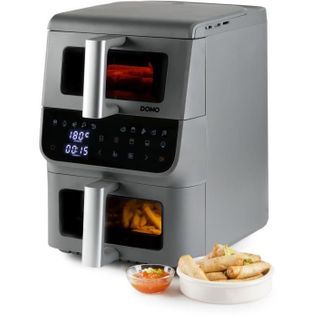 Friteuse Sans Huile - Airfryer Do550fr - Double Cuve 3.5 L + 6,5 L - 10 Programmes - 2500 W