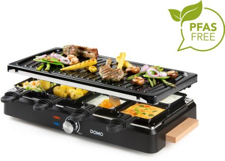 Appareil à Raclette - Do9294g - 8 Personnes - Gril - 1400 W