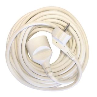 Rallonge Électrique 1,5 M Ho5vvf 3x1,5 Mm2 Blanc