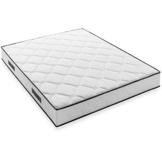 Matelas Ressort 160x200 - Hauteur 19 Cm - 660 Ressorts Ensachés - 7 Zones - Equilibré - Réversible