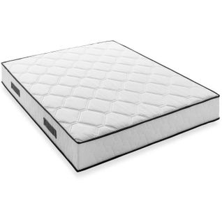 Matelas Ressort 160x200 - Hauteur 24 Cm - 770 Ressorts Ensachés - 7 Zones - Equilibré - Réversible