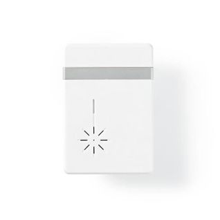 Kit De Sonnette Sans Fil - Alimentation Par Pile - 36 Mélodies - Blanc Et Aluminium