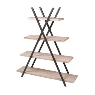 Etagère Pyramide Industrielle Dock - L. 120 X H. 138 Cm - Noir
